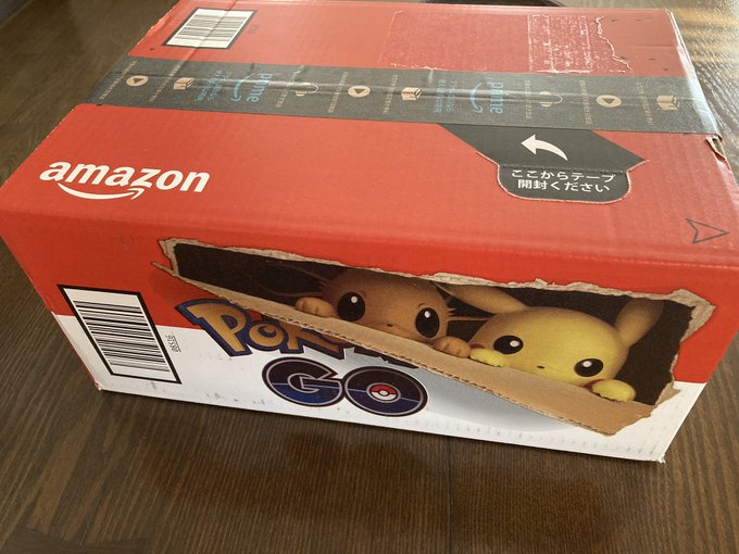 期間限定 Amazonでの配達段ボールがポケモン仕様に ポケあり