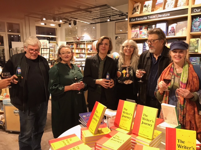 Fellow authors, friends and family toast The Writer's Journey by Travis Elborough at @StanfordsTravel bookbrunch.co.uk/page/free-arti… (Free to view)