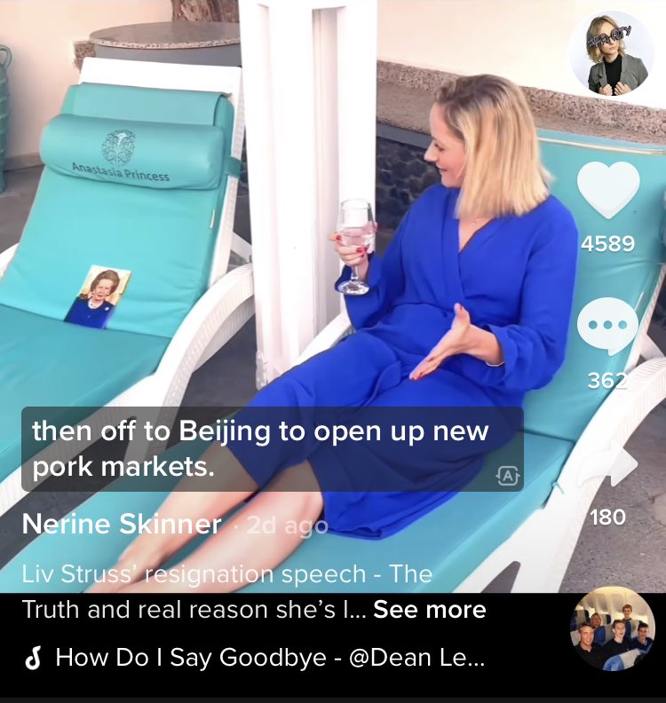 TalkieswithT's tweet photo. @nerineskinner @stevesalesnoble You’re so welcome 🙌 The filming is great, so on-point and full of cheese 🧀 loved the end planning her next move chatting to Mag Thatcher 😂And #PrimeSinister 🤣#CheeseMuseum #Cheeseconomics 😂#TikTok #instagram #nerineskinner #comedian https://t.co/7atBeIOb0i