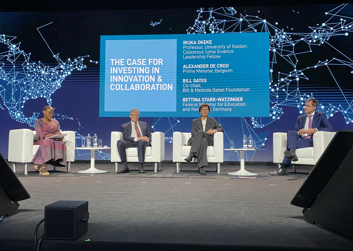 Dr Marta Tufet Bayona (@mtufet) on Twitter photo Belgian PM, German minister for education & research, and Bill Gates, reflect on lessons from COVID-19 and role of #innovation & #collaboration Key messages:
- Prepare & commit resources  
- Build scientific & trial capacity 
- Strengthen delivery & trust 
#grandchallenges Belgian PM, German minister for education & research, and Bill Gates, reflect on lessons from COVID-19 and role of #innovation & #collaboration Key messages:
- Prepare & commit resources  
- Build scientific & trial capacity 
- Strengthen delivery & trust 
#grandchallenges