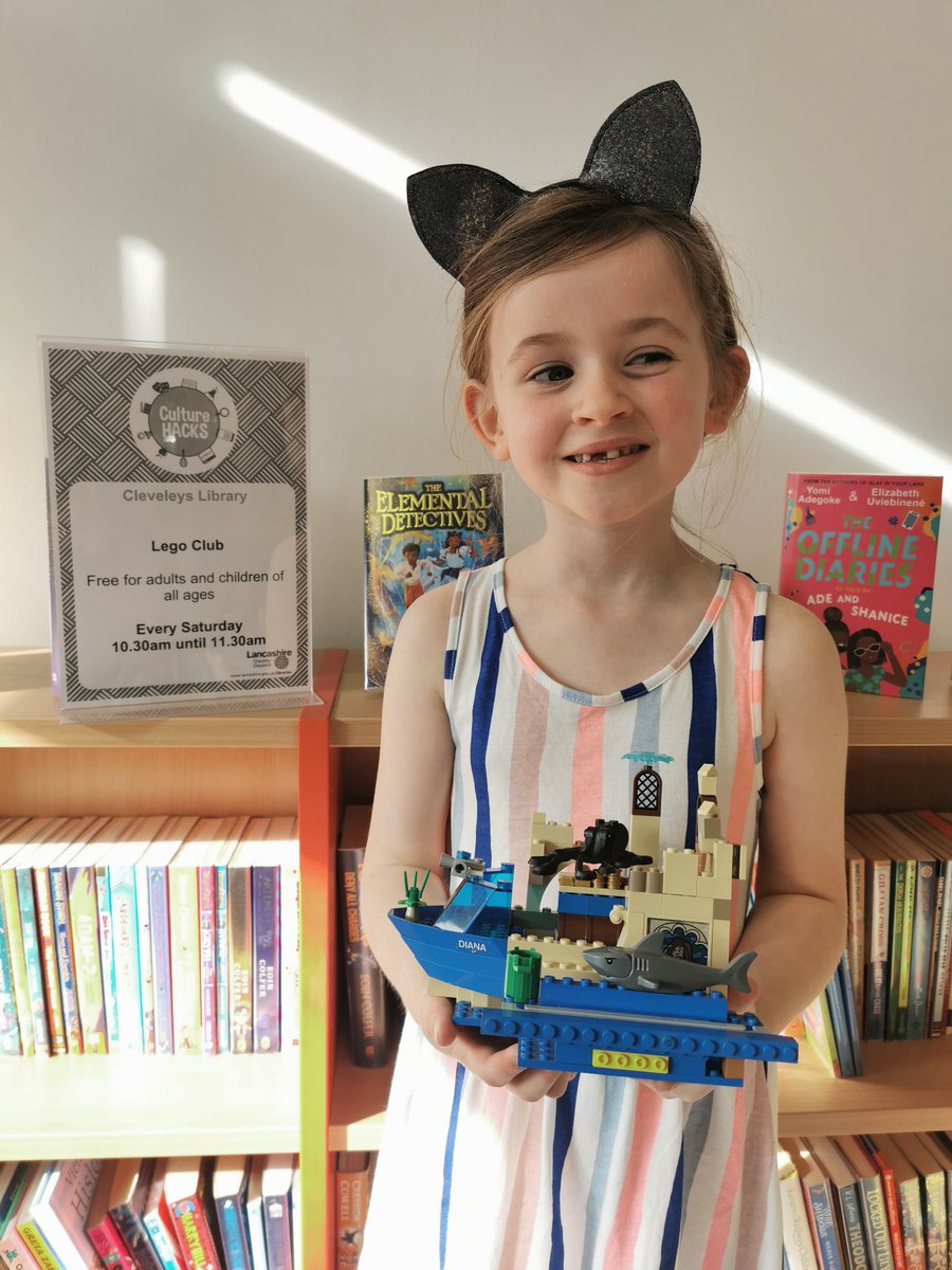 LancsLibraries's tweet image. We are so impressed with this amazing underwater scene that was made at our Lego Club! 
Join us at #CleveleysLibrary. 
Every Saturday
10.30 to 11.30am
More info here
👉bit.ly/CleveleysLibra…