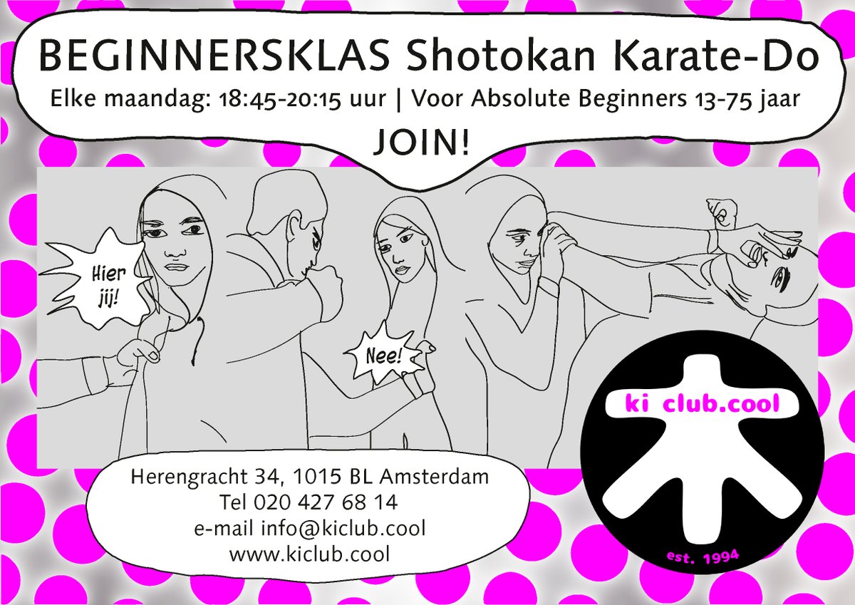 kiclubcool's tweet photo. Beginnersklas Karate

Vanaf maandag 24 oktober 2022 organiseert ki https://t.co/TIiWMe3G9h een speciale beginnersklas Shotokan Karate-do voor Absolute Beginners! Pak nu je kans om stap voor stap in een rustig tempo de basisbeginselen van het karate te leren. 13 t/m 75 jaar. https://t.co/qkxDoUOHwG