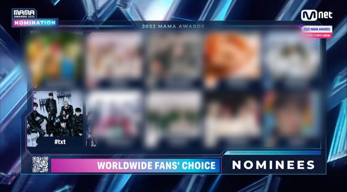 TXT_STVOTE's tweet photo. 📢 2022 MAMA 시상식 투표 안내

2022 MAMA 투모로우바이투게더 노미네이션 
✔️Worldwide Fan's Choice
✔️남자 그룹상 (Best Male Group)
✔️베스트 댄스 퍼포먼스 남자 그룹 (Best Dance Performance Male Group)

🥹👍🏻 https://t.co/1KDtFqFGxV