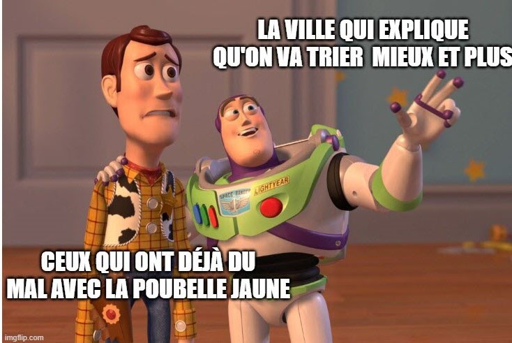POV : Les 12000 foyers de Cronenbourg vont trier leurs déchets organiques dans un #bio seau 🚮♻️
#meme <a href="/dnatweets/">DNA</a> <a href="/strasbourg/">Strasbourg.eu</a>  #tri #ecologie