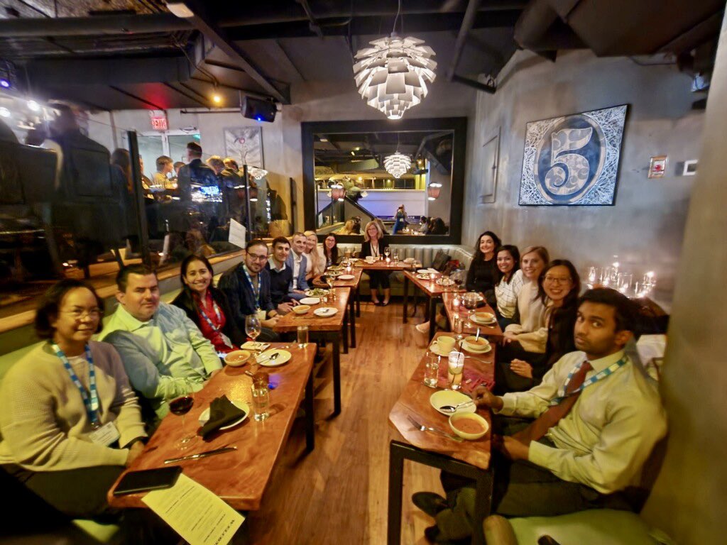 About last night… wonderful time with @HopkinsGIHep . #wellness @AmCollegeGastro #ACG2022