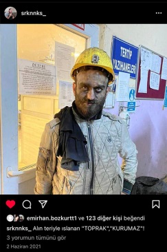 'Alın teriyle ıslanan toprak kurumaz...' Bartın Amasra'daki grizu patlamasında hayatını kaybeden 27 yaşındaki maden işçisi arkadaşımız Serkan Nakaş..
