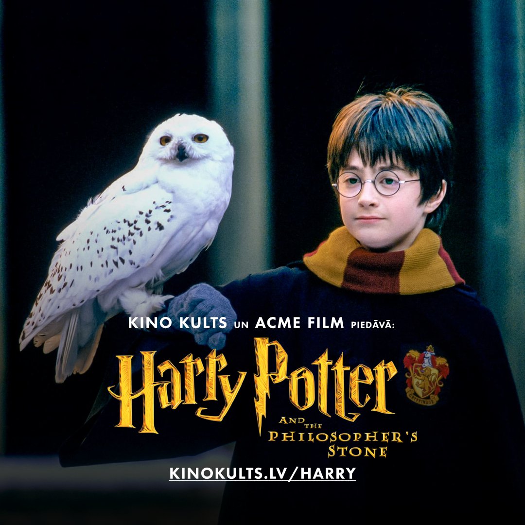 🦉 Vai pūces ziņu jau saņēmāt?

Ja (vēl) ne, nebēdājiet - tā noteikti atlidos, bet tikmēr varam pieskarties maģijai kopā ar īpašajiem <a href="/HarryPotterFilm/">Harry Potter</a> seansiem <a href="/forumcinemaslv/">Forum Cinemas</a> 

🧙 Šogad rādām PIRMĀS TRĪS SĒRIJAS, nenokavējiet savu seansu: bit.ly/3PMEn3x