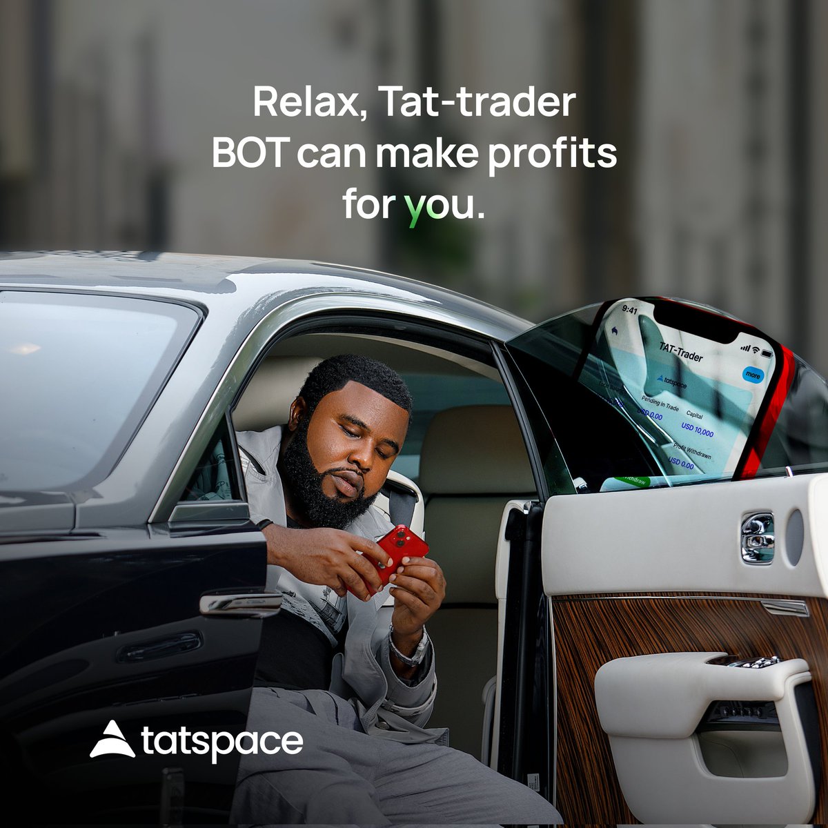 tatcoin's tweet photo. The Peace that comes with using the most profitable Crypto Auto Trading BOT in the world.
The same Auto Trading BOT used by one of the earliest Bitcoin Investors in the world - @gaiuschibueze!
And for FREE!
Download App: https://t.co/RHPdzNqXDI
#tatspace #bitcoin #tatcoin https://t.co/lf3C6XSGDe