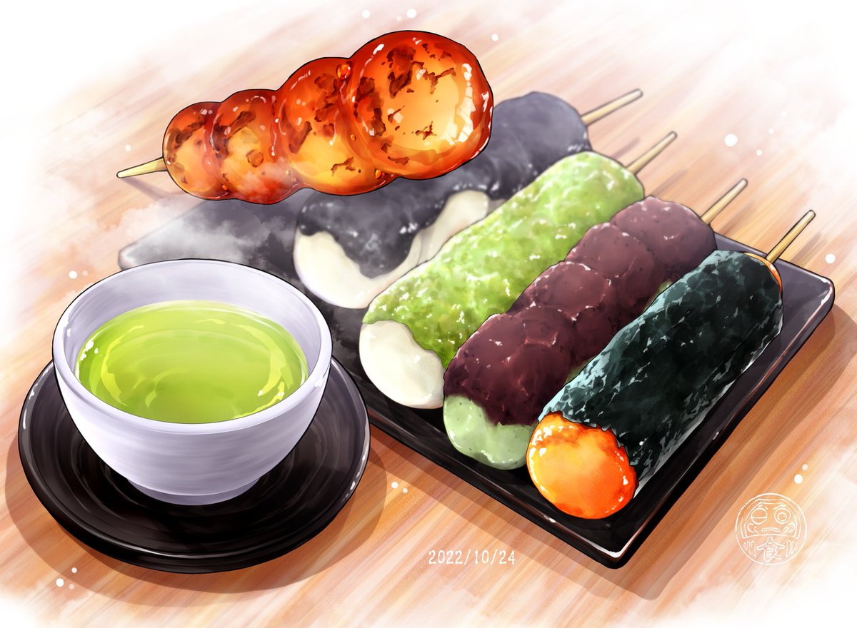 food focus food no humans green tea tea steam tray  illustration images