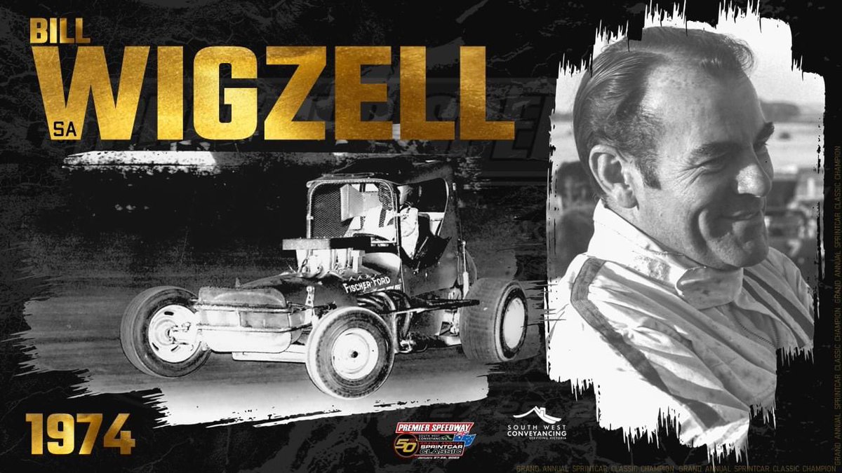 SungoldStadium's tweet photo. 1974 Suddenly It’s Wigzell

There hasn’t been many purple sprintcars but, in 1974 the most famous of them all etched into speedway folklore when SA legend Bill Wigzell known as ‘The Wizard’ and a purple car called ‘Suddenly’ powered to victory. Tickets out now for the #50thGASC https://t.co/6w2AixTJ3g