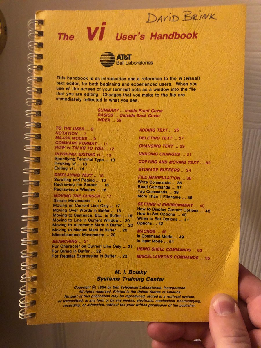 hackinarticles's tweet photo. VI Users' Handbook

#infosec #cybersecurity #cybersecuritytips  #pentesting #oscp #redteam  #informationsecurity  #cissp #CyberSec #networking #networksecurity #CheatSheet #infosecurity  #cyberattacks #security #linux #UniX #vulnerabilities #bugbounty #bugbountytips https://t.co/fpGrxQvElE