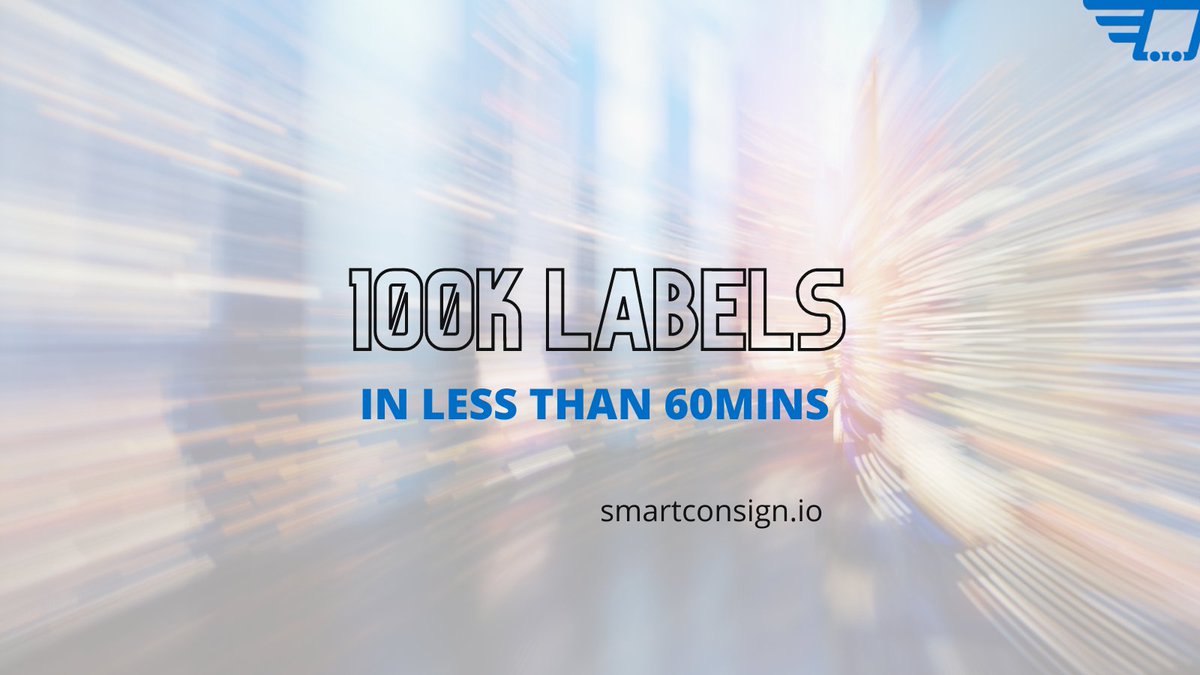 How to generate 100K+ labels in <60mins
EASY! To learn how SmartConsign RapidX can help subscription box retailers and partners process thousands of labels, saving time and money. Visit smartconsign.io #ecommerce #subscriptionbox #logistics 📦📦📦⚡⚡