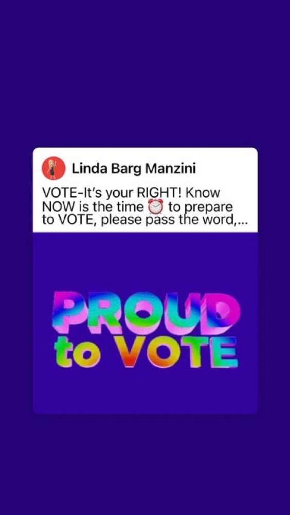 It’s time to vote – please do!!