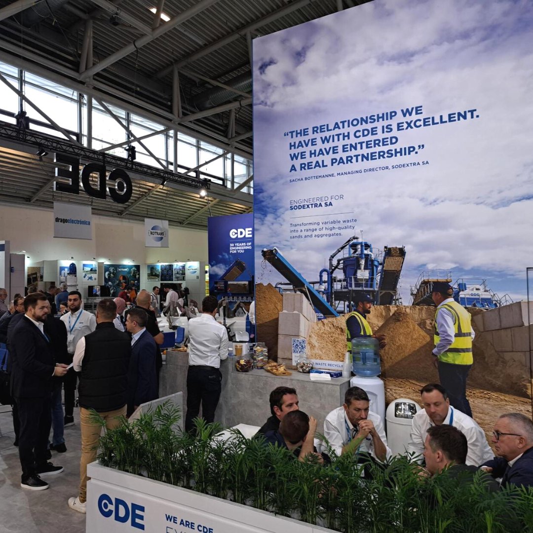 cdegroup's tweet photo. BAUMA HAS FINALLY ARRIVED!
The countdown to #bauma2022 is finally over and our team is looking forward to welcoming visitors to our stand this week.
📍 Stop by and meet the team: Hall B2 | Stand 528
#30yearsofCDE #EngineeredForYou https://t.co/9XjXKCqkV7