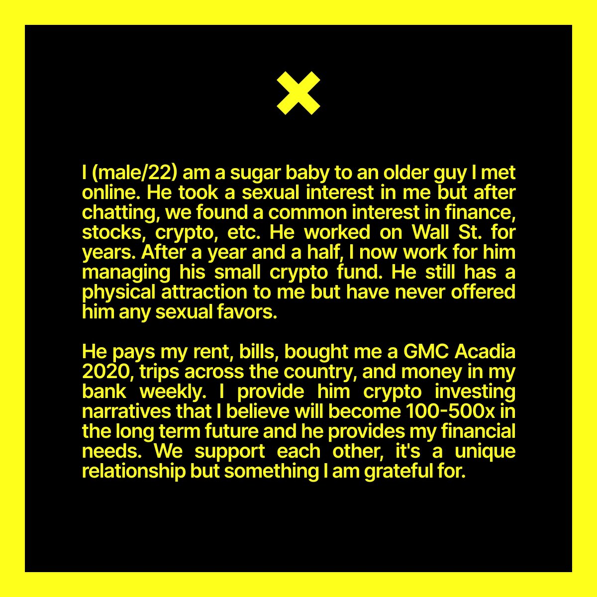 coinfessions's tweet image. We support each other, it's a unique relationship but something I am grateful for.