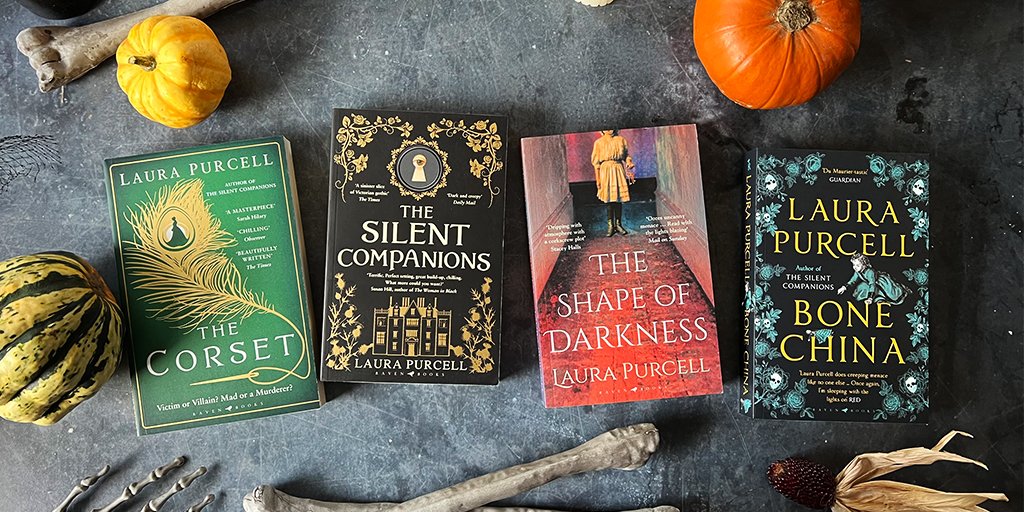 🎃👻 Laura Purcell season is upon us! 👻🎃 Which books have you read? ✔️ The Silent Companions 👻 ✔️ The Corset 🧵 ✔️ Bone China 💀 ✔️ The Shape of Darkness 👥