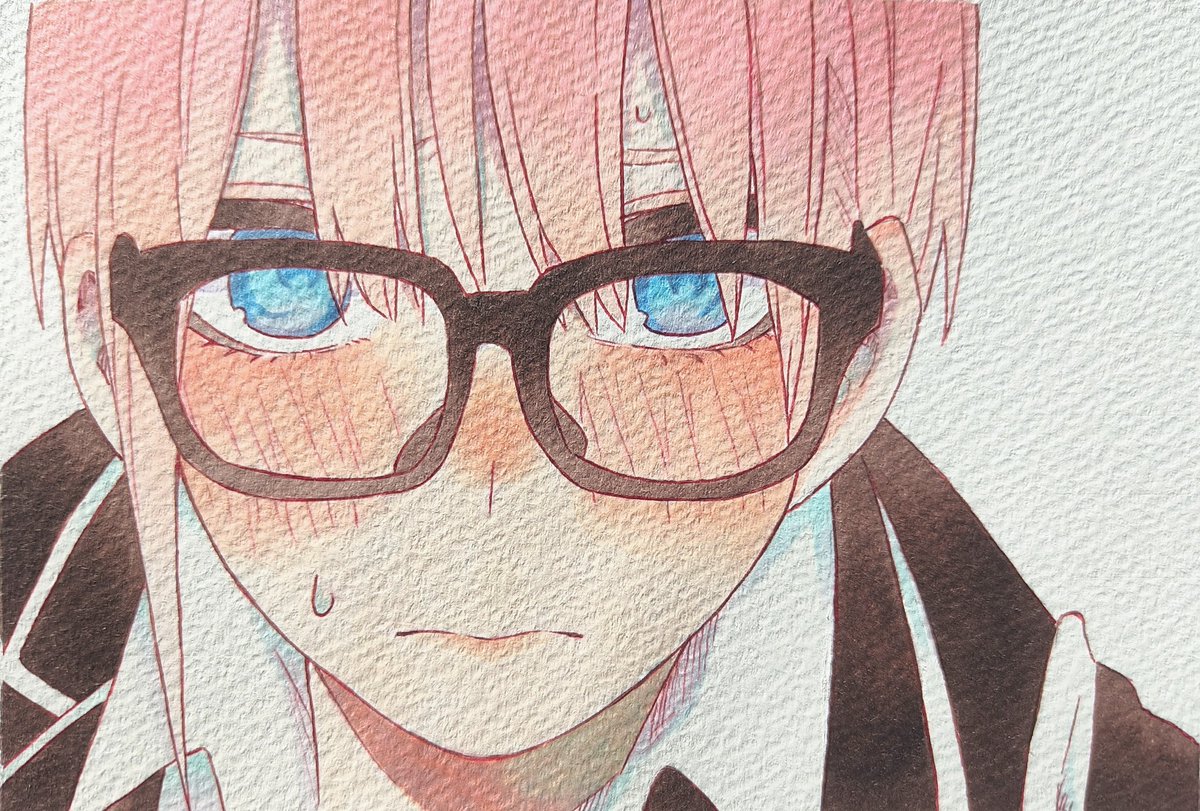 一花ちゃんの髪の毛塗るの1番好きかも🙄💕
 #模写  #五等分の花嫁