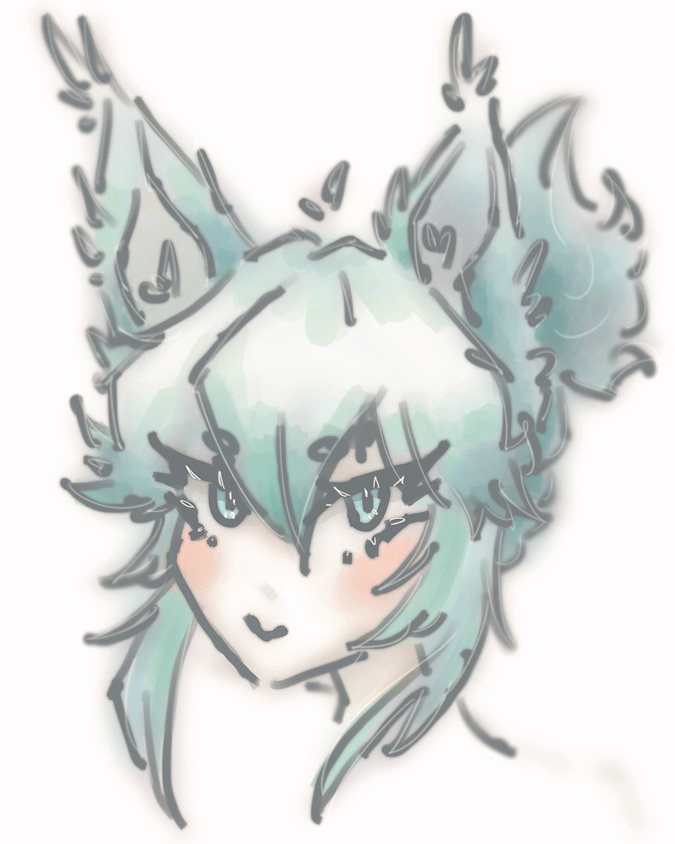 Kiriko with fox ears sketch ╰(*´︶`*)╯♡

#Overwatch #OverwatchKiriko