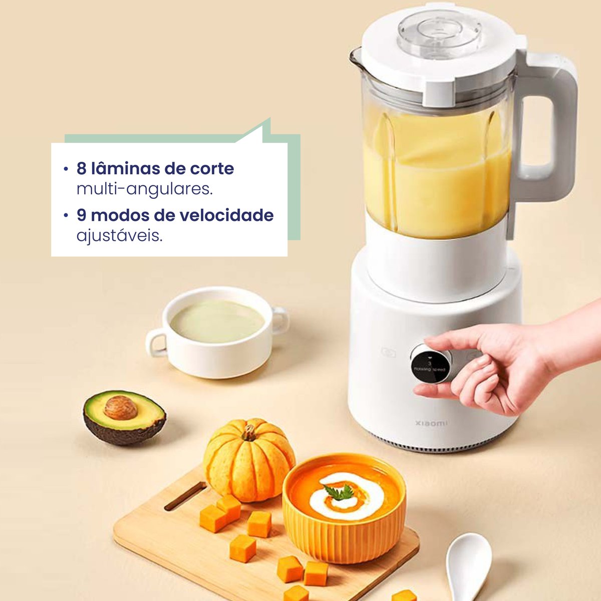 tek4lifept's tweet image. 😋 A solução para a preparação de bebidas saudáveis e deliciosas

⭕ 8 lâminas de corte multi-angulares + 9 modos de velocidade ajustáveis
⭕ Receitas online inteligentes + Controlo através da app

🌐 Sabe mais aqui 👉 bit.ly/3T2RiAq

#SmartBlender #XiaomiSmartBlender