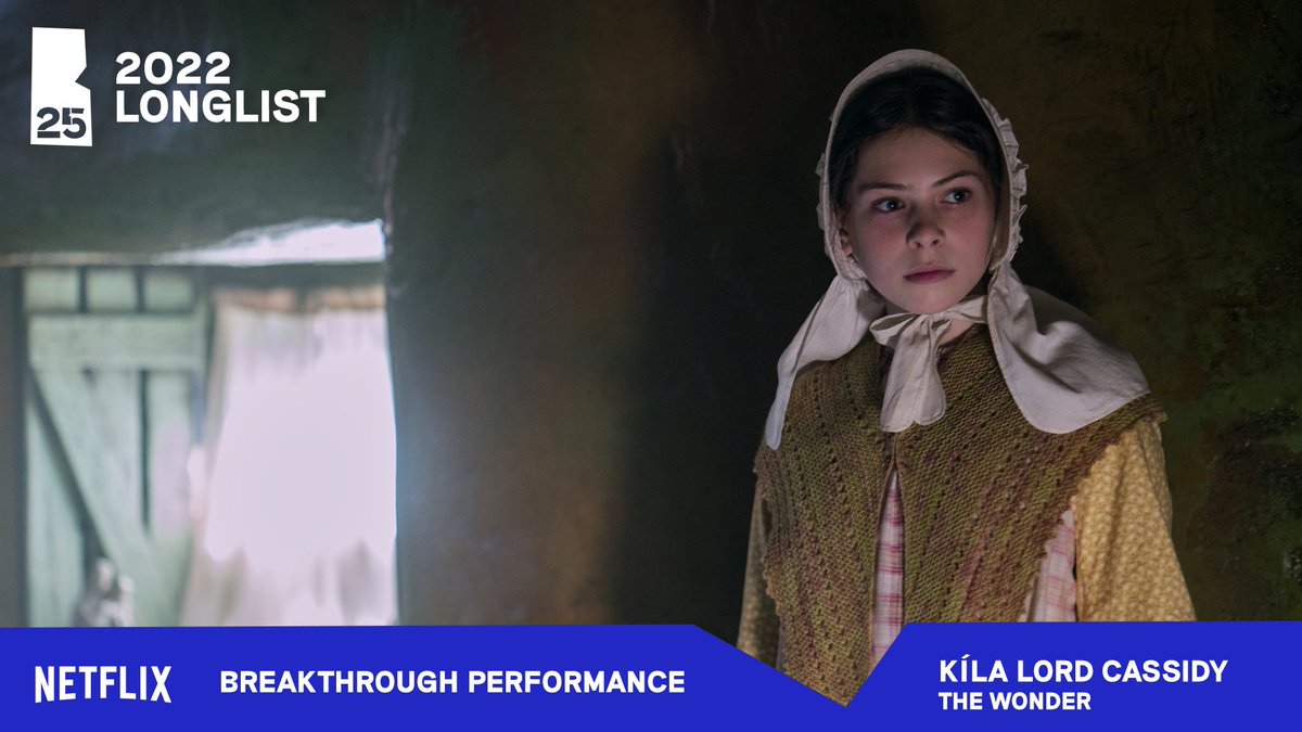 BIFA_film's tweet image. Kíla Lord Cassidy
(The Wonder)

#BIFA2022