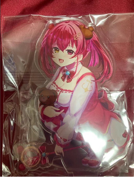 ホロケット6th 通販のお知らせ「魔法少女マリンちゃん」アクリルスタンド アクリルグッズの達人()さんで作っていただきました!13センチで存在感ありめちゃかわ船長アクスタです BOOTH→ 