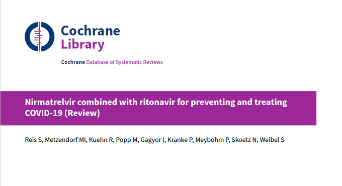 mintimetz's tweet photo. We updated our monthly search for the Cochrane #LivingSystematicReview on #Paxlovid (nirmatrelvir/ritonavir).

3 new ongoing trials identified (11 ongoing total).

Latest surveillance data fully transparent on #OSF: https://t.co/wGUEc9srg6

Link to review:
https://t.co/0YYJM7DXnr https://t.co/wBtG113gPo