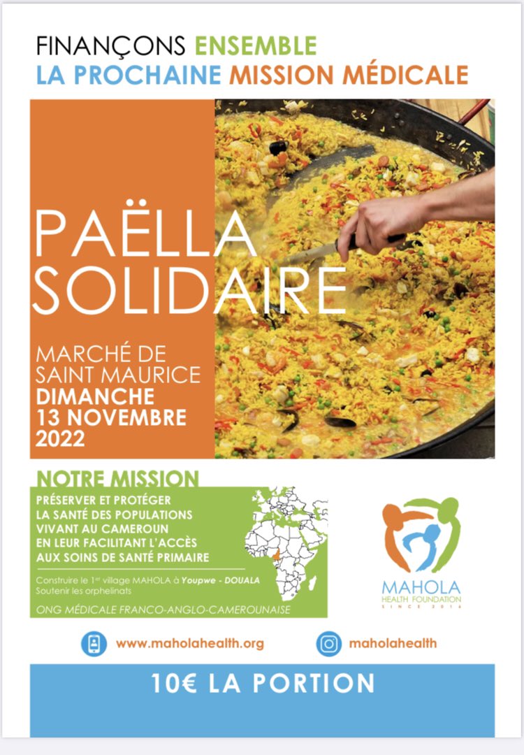 Toute la team Mahola se mobilise pour préparer la mission 2023 !
On se retrouve le dimanche 13 novembre ?
#solidarité #onabesoindevous #ensembleonvaplusloin