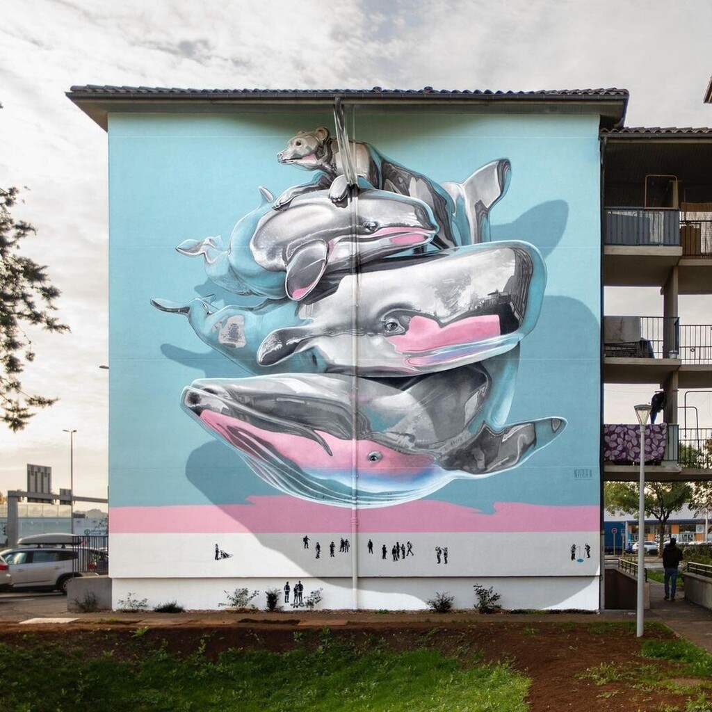 streetartUS's tweet photo. #Streetart by #Nevercrew @nevercrew in #Aurillac, France, for #Festival10รจmeArt @10emeart
More info at: https://t.co/X6qFtFvi58
Via @cultureforfreedom
#streetartAurillac #streetartfrance #climatechange #whales #francestreetart #art #graffiti #murals #mโฆ https://t.co/rq7797us17 https://t.co/YiIvNxPeXV