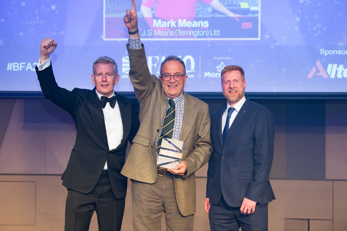 FarmingAwards's tweet photo. Congratulations to the 2022 Sustainable Farmer of the Year, Mark Means of J S Means (Terrington) Ltd #BFA22 ๐ #Farm365 #BackBritishFarming https://t.co/hYy964VefD