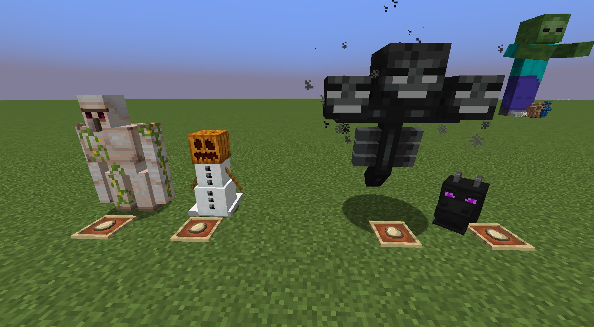 🐻白くまさん🐱 on Twitter "何故かスポーンエッグが無いマイクラのMobたち： ・アイアンゴーレム ・スノーゴーレム ・ウィザー