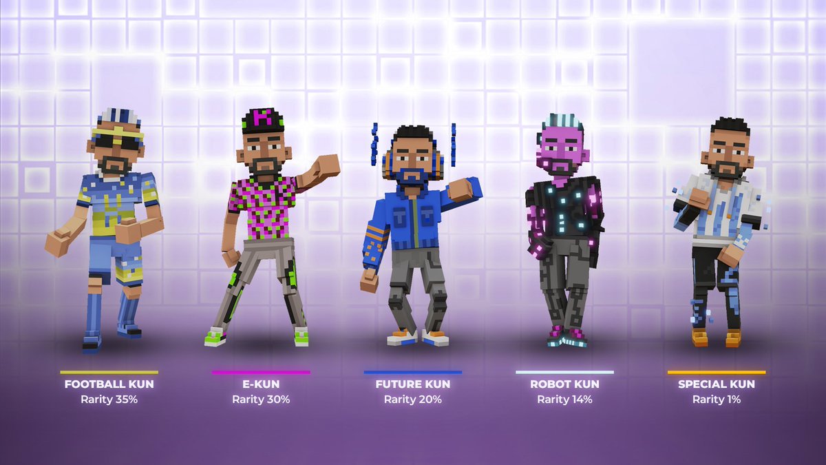 XinyZm's tweet photo. 🔥GIVEAWAY 4 WHITELIST @Kuniverse_GG 🔥

▶️ Follow @Kuniverse_GG and @XinyNFT 
▶️ Like y RT
▶️ Mention 3 friends

Links: https://t.co/dQFQO1O2Ky

✅The #Kuniverse Avatars are a collection of 9,320 unique and randomly generated #metaverse avatars for The Sandbox https://t.co/0GDZjGsu5h