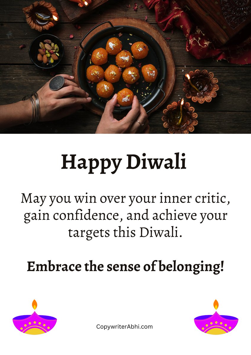 Happy #Diwali to all of you and your family and friends! 

#happydiwali #india #indian #advertising #business  #digitalmarketing  #socialmediads #socialmediamarketing #copywriting #freelancecopywriter #printads #marketingcoach #marketingconsultant #consulting #businessconsultant