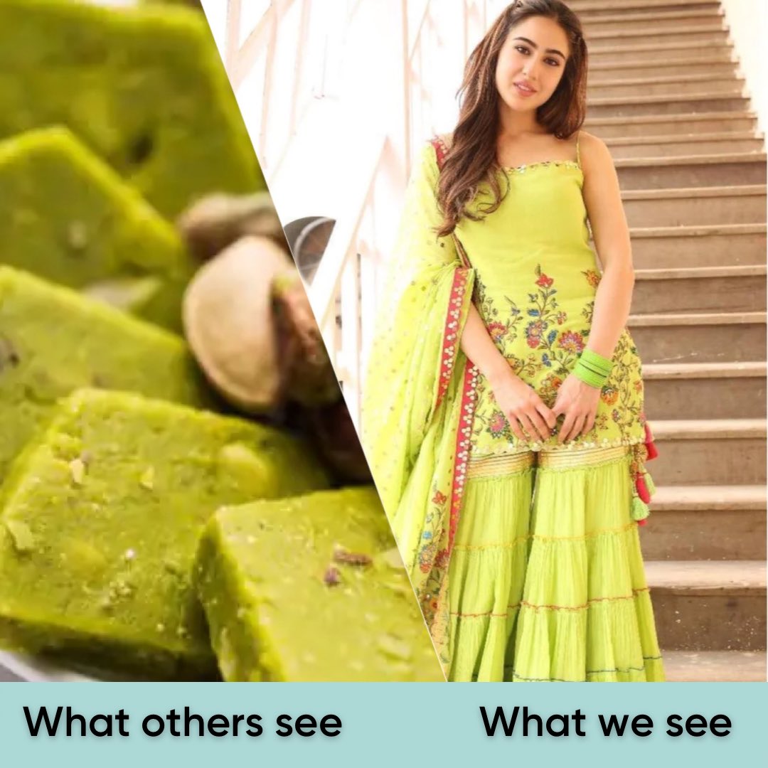 Style_Nook's tweet photo. You know you've been partying too much when the lines between your sweet tooth and fashion obsession start blurring!
We're ODing out on celebrations! Hope you're making the most out of your Diwali long weekend too! ✨
#stylenook #diwali2022 #fashionedit #celebinspo @SaraAliKhan https://t.co/EI0t6vSekA