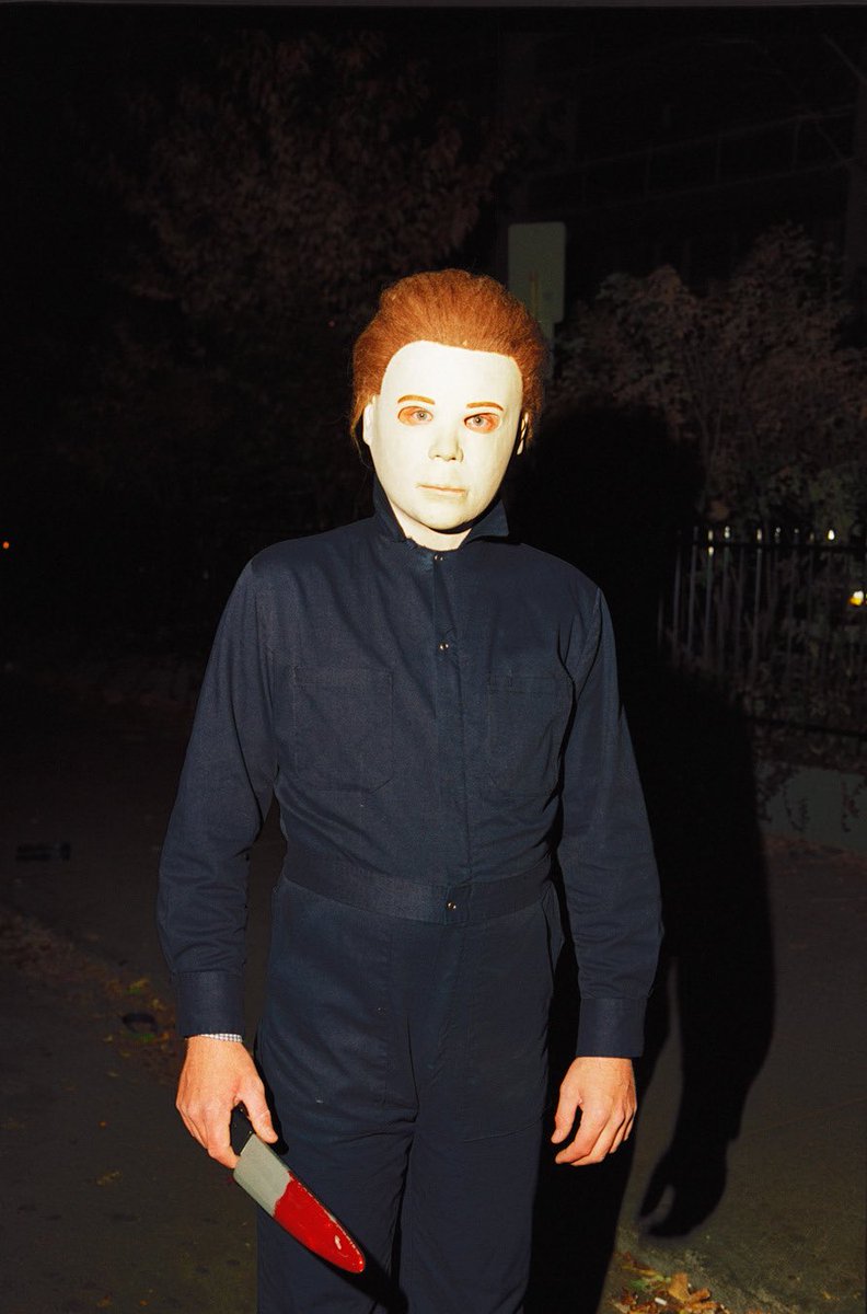 ‘Micheal’ from ‘Gay Halloween’. Colour film (pre-digital).©️AofA, 2006 approx. #HappyHalloween #HorrorFam #Halloween <a href="/sloikaxyz/">Sloika.xyz</a> <a href="/nytimesarts/">New York Times Arts</a> <a href="/MOCDA_/">MoCDA: Museum of Contemporary Digital Art</a> @ContactPhoto <a href="/zarae___/">zarae</a> <a href="/DickasaurusNft/">dickasaurusnft.eth</a> <a href="/MagnumPhotos/">Magnum Photos</a> <a href="/photoworks_uk/">Photoworks</a> <a href="/FlakPhoto/">Andy Adams</a>