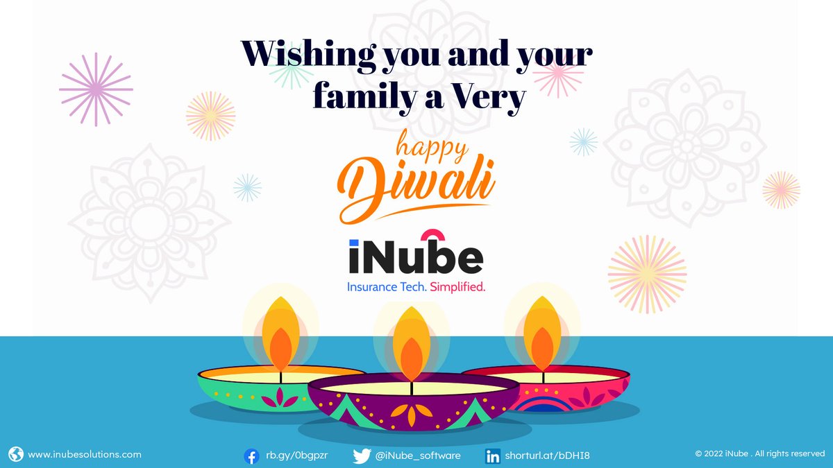 iNube_software's tweet photo. Happy Diwali from iNube.

#Insurance #Banks #NBFC #Brokers #Embedded https://t.co/Fp5qIPqmH7