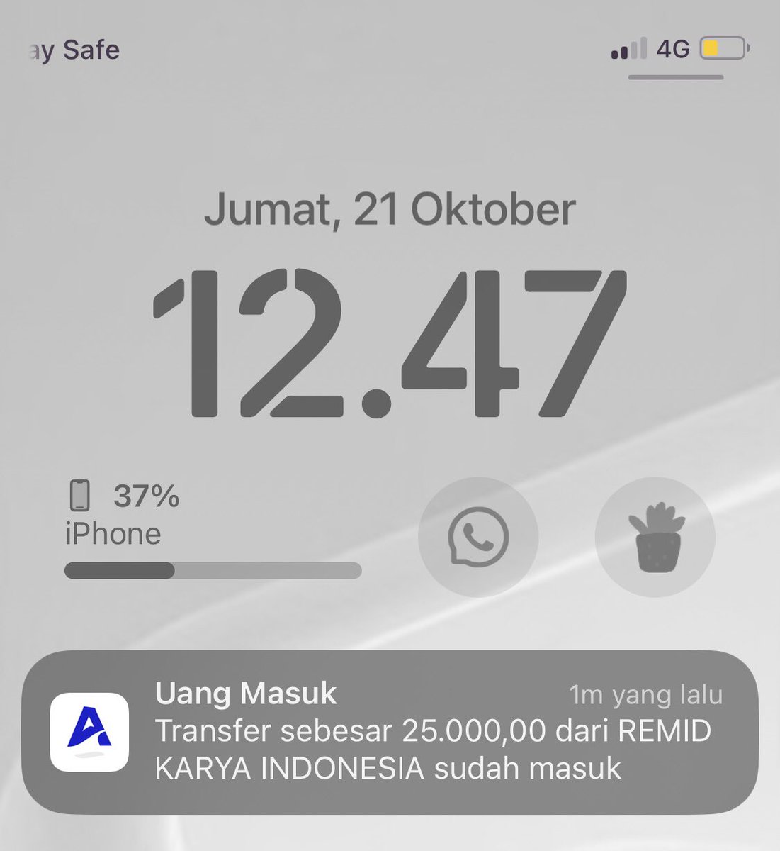 elvgnr_'s tweet photo. @kegblgnunfaedh Kulit lupa kacang ga si 😭 Lucuu bangettt. Btw temen temen. Yang mau saldo e-wallet 25rb. Bisa download Aladin Bank trus masukin kode VQCCBU. Makasiii yaa https://t.co/puworS4pDM