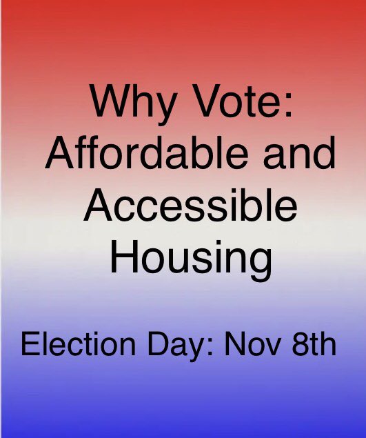 RevUpVA's tweet photo. 1/2 Why vote ? We vote because Affordable and Accessible Housing matters to people with disabilities. Housing can provide safety, independence, and so much more, however barriers in housing from cost to inaccessibility… @RevUpCampaign @AAPD #disabilityvoting #VotingMatters https://t.co/gPTmdFtpOy