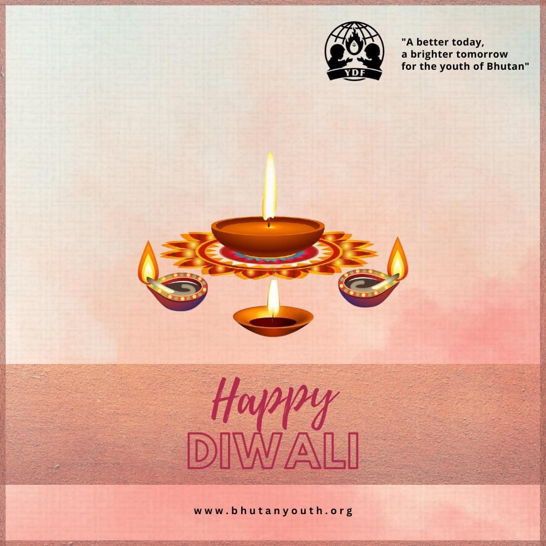 BhutanYdf's tweet photo. The YDF Family wishes everyone a 𝑯𝒂𝒑𝒑𝒚 𝑫𝒊𝒘𝒂𝒍𝒊! ��� ✨

May the festival of lights bring abundance of joy and happiness to you and your loved ones. ✨ https://t.co/CrdHKnbaPM
