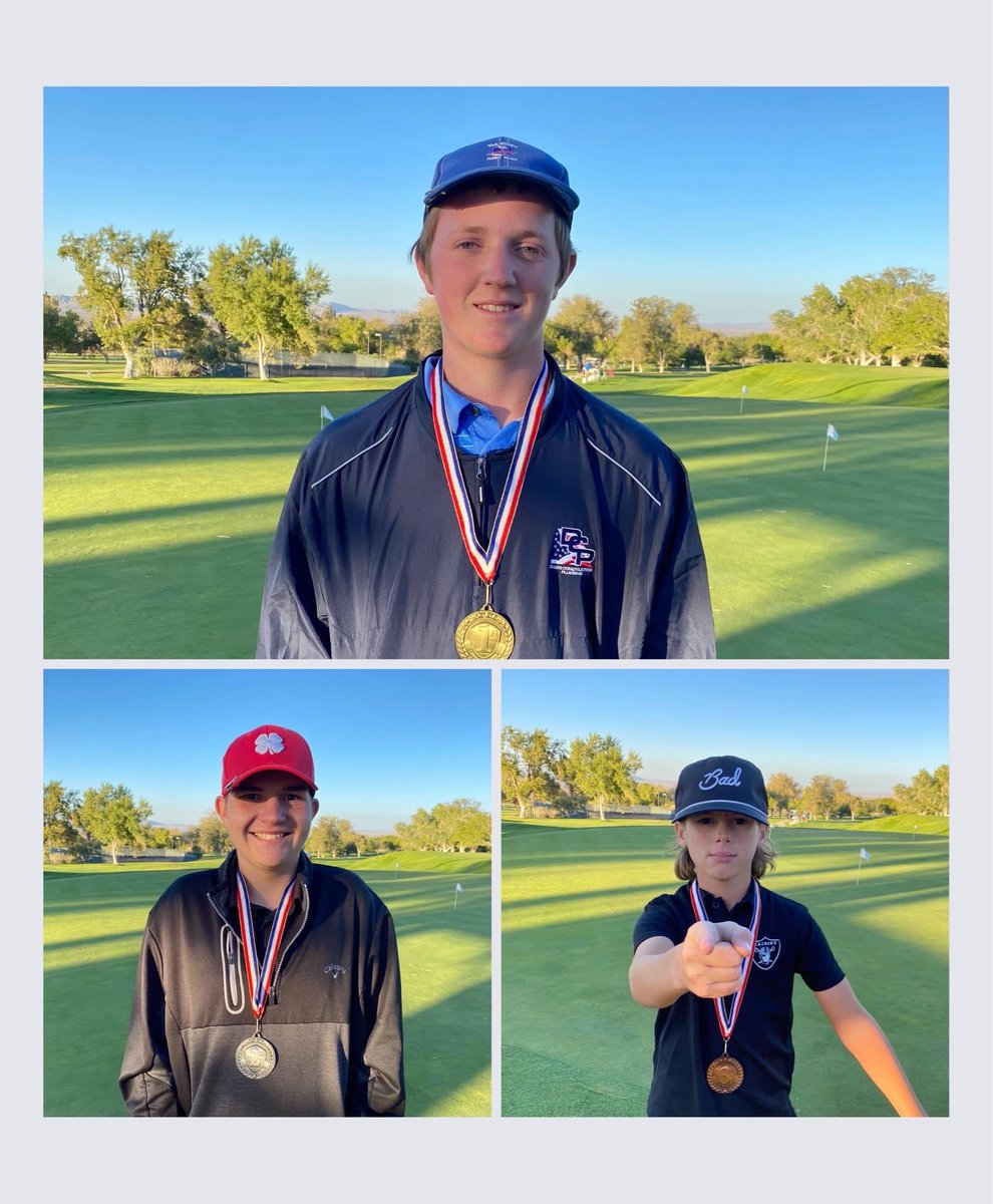 zerolimitstour's tweet photo. Men’s 13-17 Year Old Division Medalists: 1st - Deven Burras / 2nd - Richard Gorse / 3rd - Mason Harmon
#ranchovistagc #antelopevalleycc #crystalairecc #brooksidegc #hesperiacc #elcarisogc #sandcanyoncc #zerolimitstour #presentedbyfoundationfinancial @CrystalaireCC https://t.co/mIuuj2jSgB