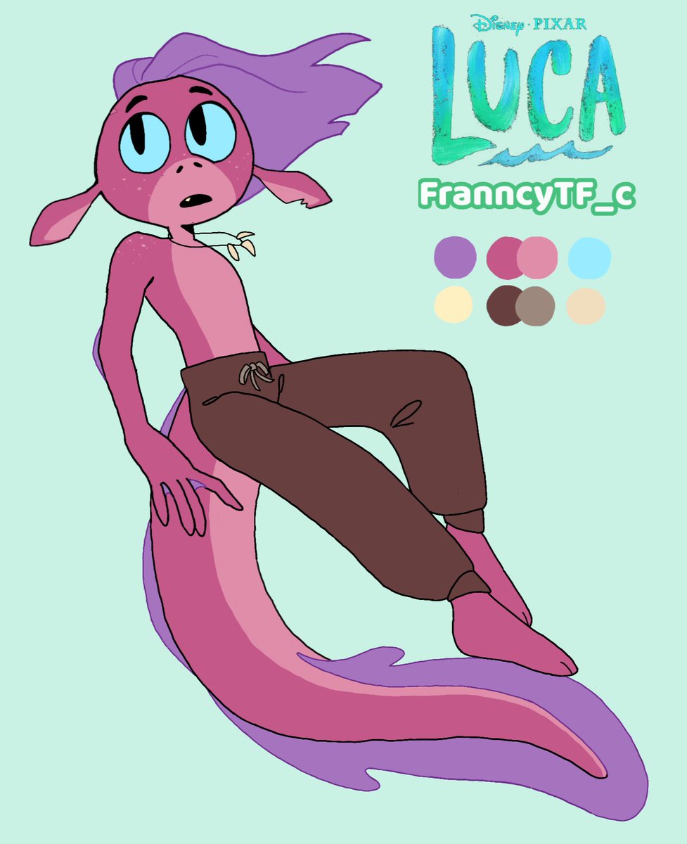 FranncyTF_c's tweet photo. Nuevo diseño de Bruno Delmar 🧍♂️
#Lucasona #Lucaoc #Oc #originalcharacter #lucamovie #luca #seamonstersona #seamonster https://t.co/UuAWD1IfPK