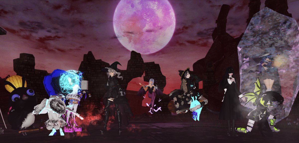 temaritoissho's tweet photo. チーム：必殺ぬこパンチ 
秋 #ハロウィン撮影会 Part2
 #メンテ日じゃないけどssを貼る https://t.co/gG3VNKnQca