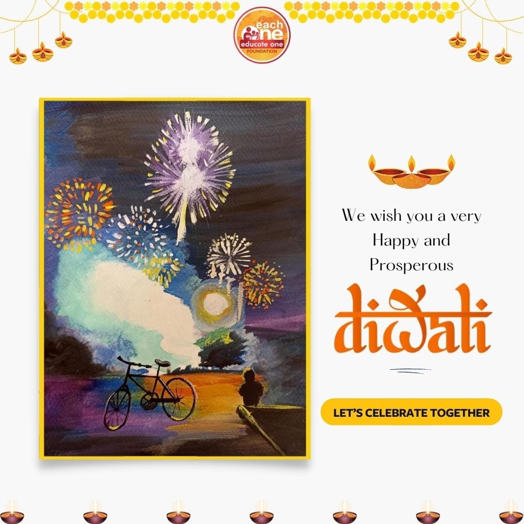 Each1EducateOne's tweet photo. This year share your festive joys with children who need your support. Share the light of knowledge. Contribute Diwali charity towards our Edu-Care Programmes. https://t.co/2XZ3tce0r0
#e1e1 #e1e1cares #EducareProgramme #EducationForAll #HappyDiwali #FestivalOfLight https://t.co/krSGjsu2P3