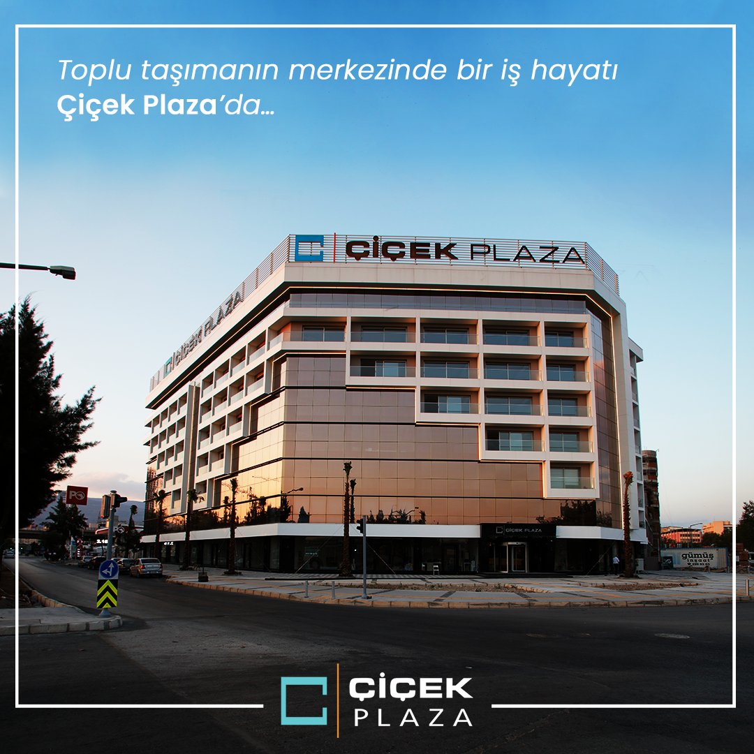 cicekins's tweet photo. Merkezi konumu; Stadyum Metro istasyonuna, otobüs ve minibüs duraklarına olan yakınlığıyla aradığınız iş hayatı Çiçek Plaza’da! 
Ofislerimiz hakkında bilgi almak için: 0232 462 35 62

#çiçekplaza #plaza #ofis #izmirplaza #izmirofis #kiralıkofis #çiçekkardeşlerinşaat https://t.co/KCJ7ct2Pwb