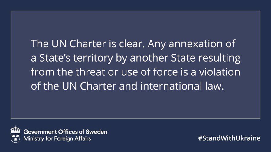 Today is #UnitedNationsDay🇺🇳. And we mark the birth anniversary of the #UNCharter, which entered into force on this day 77 years ago. The UN-Charter is crystal clear 👇🏼 #StandWithUkraine #UNDay