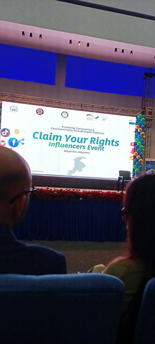 FahdiaRaza2811's tweet photo. Most awaited event is started now 

#MyKPIC #MyKPRTS 
@GIZPakistan @KP_RTI 
@rtpscommissionk https://t.co/xczHUfnEpt