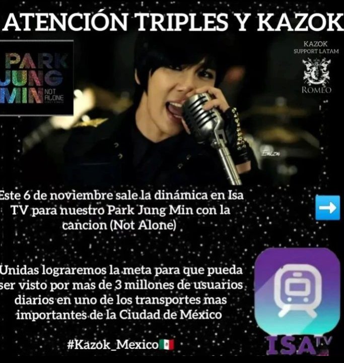 karoltellm's tweet photo. #TripleS #Kazok #SS501

PRÓXIMO 4 DE NOVIEMBRE!!

Corramos la voz unamos esfuerzos 💪, logremos la meta
NOT ALONE EN LAS PANTALLAS DE@isatvmex
@JungMin0403
@KazokmxMin

#ParkJungMin
#TripleS
#Kazok
#SS501
#IsaTvMex https://t.co/87NoI7fJ7B