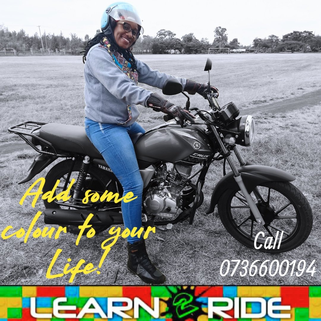 ink2bikes's tweet photo. Let's add some colour to your life!
Sign Up for our #learn2ride course and #learn2ridein4days
Call us on 0736600194
#inkedbiker
#becolorful
#belikeEmily https://t.co/m3WWe64WtD