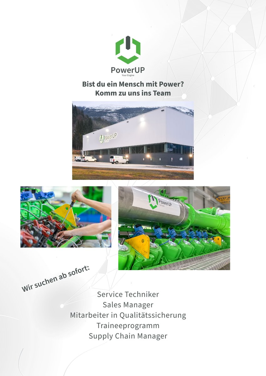 Werde Teil unseres Teams in PowerUP!
Bewirb dich auf eine unseren offenen Stellen powerup.at/de/careers/ !
Wir freuen uns auf deine Bewerbung!