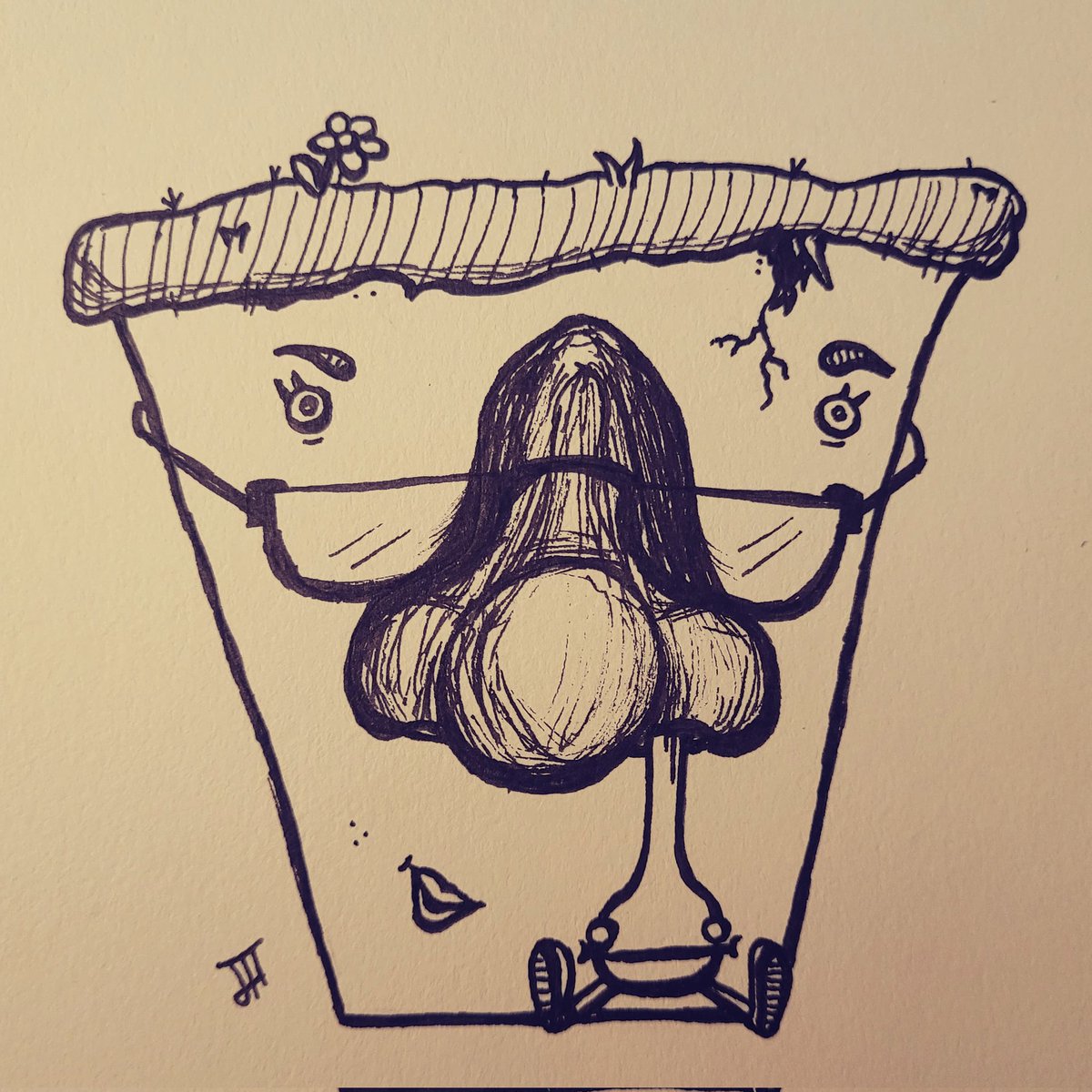 plotDriving_NPC's tweet image. inktober day 23: booger
#inktober #inktober2022