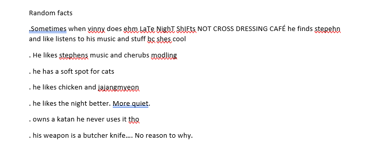 okay guys um lore drop i wrote ages ago abt vinny 😁anddd ia again (srry for spelling mistakes it was written at 12am)